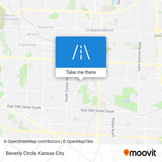 Beverly Circle map