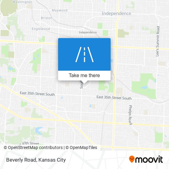 Beverly Road map