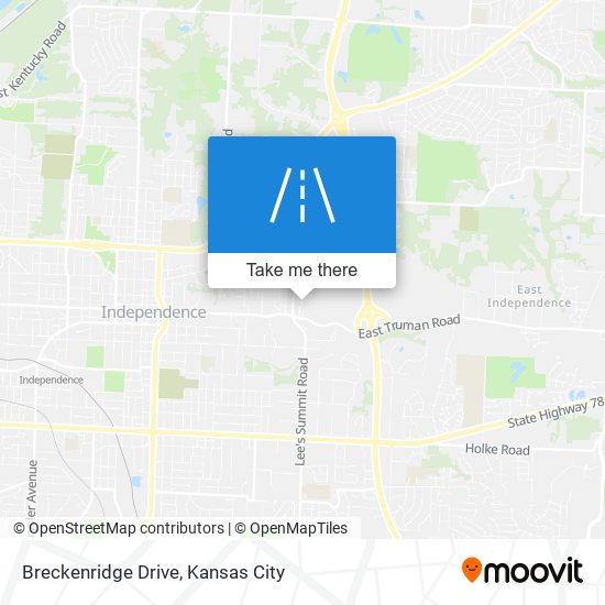 Mapa de Breckenridge Drive