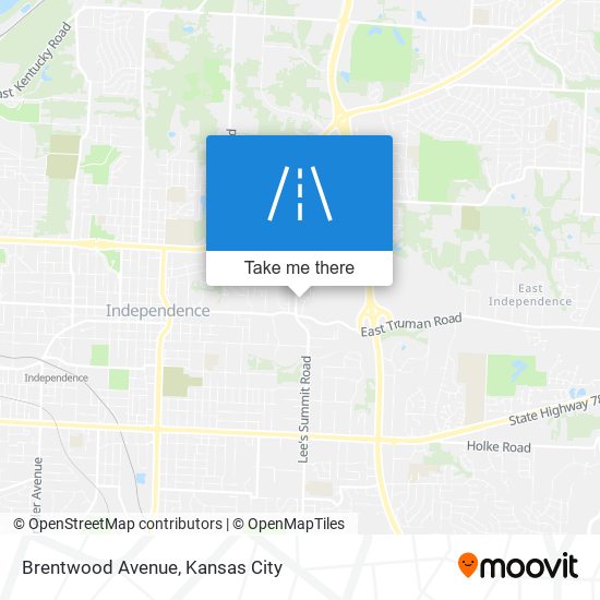 Mapa de Brentwood Avenue