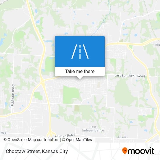 Choctaw Street map