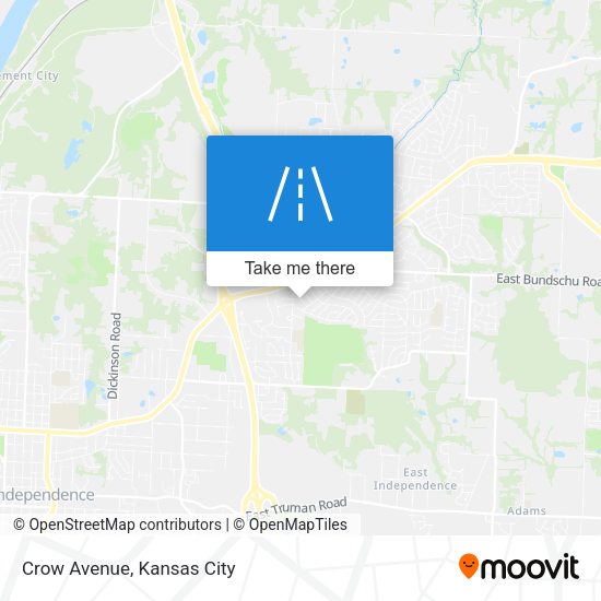 Mapa de Crow Avenue