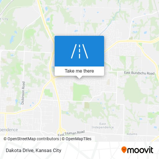 Dakota Drive map