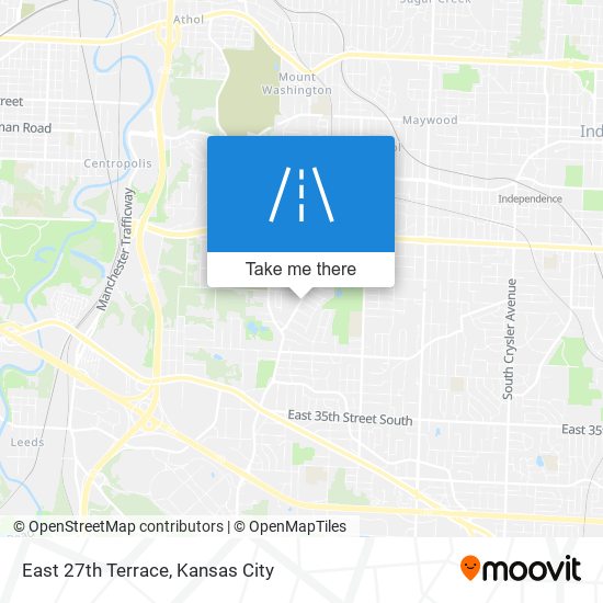 Mapa de East 27th Terrace