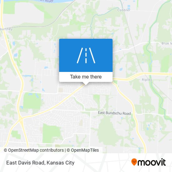 East Davis Road map