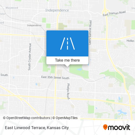 East Linwood Terrace map