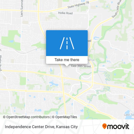 Independence Center Drive map