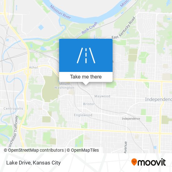 Lake Drive map