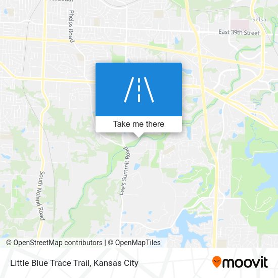 Little Blue Trace Trail map