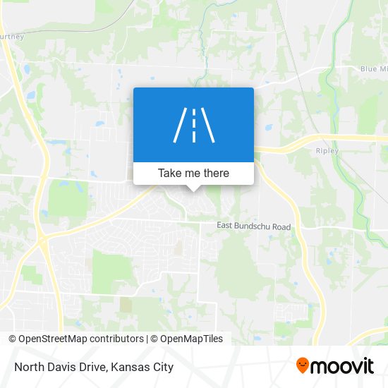 North Davis Drive map