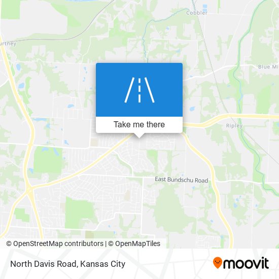 North Davis Road map