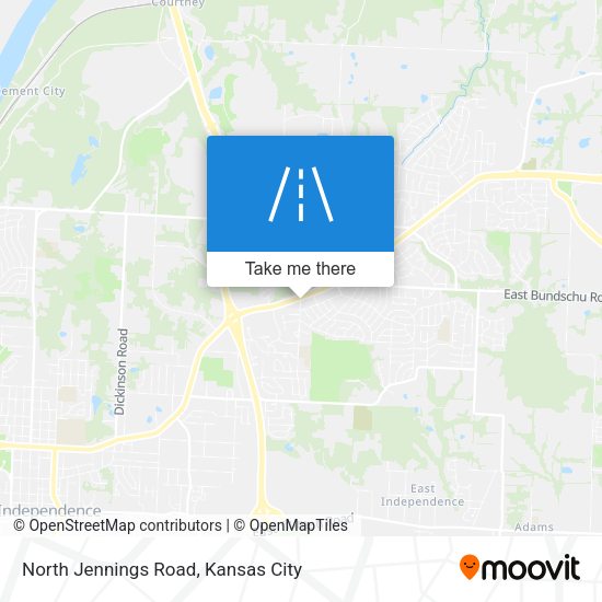 North Jennings Road map