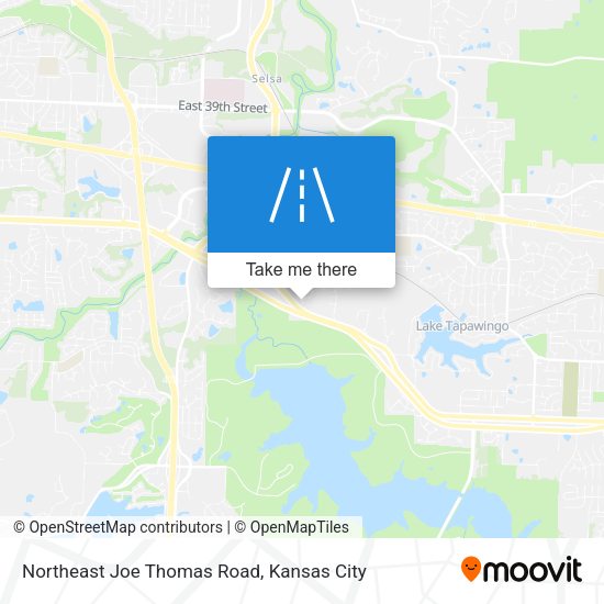 Northeast Joe Thomas Road map