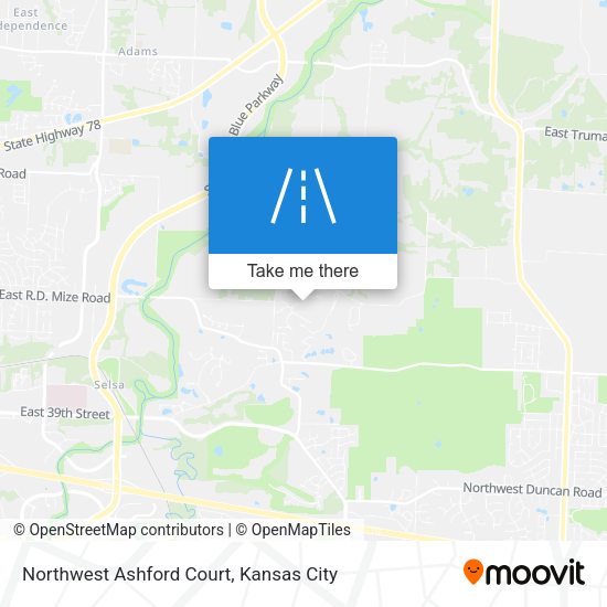 Northwest Ashford Court map