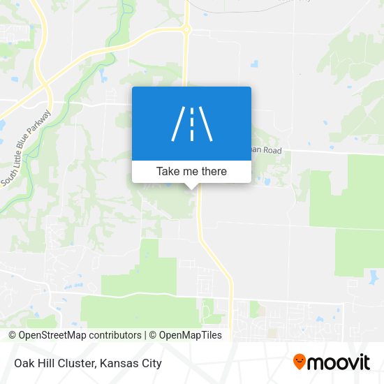 Mapa de Oak Hill Cluster