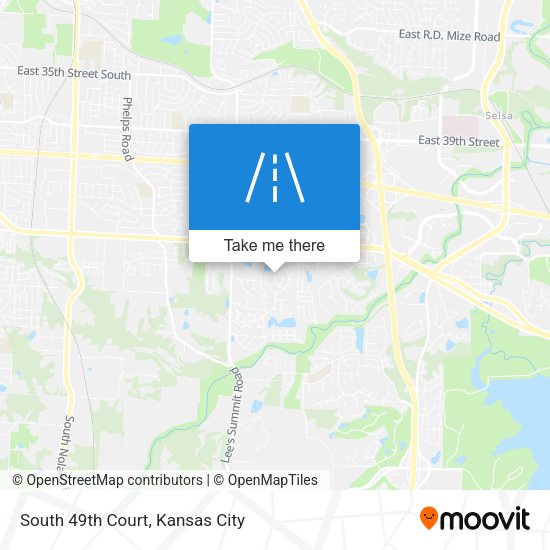Mapa de South 49th Court