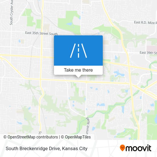 Mapa de South Breckenridge Drive