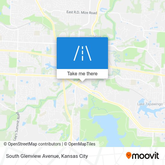 South Glenview Avenue map