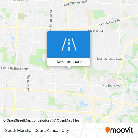 Mapa de South Marshall Court