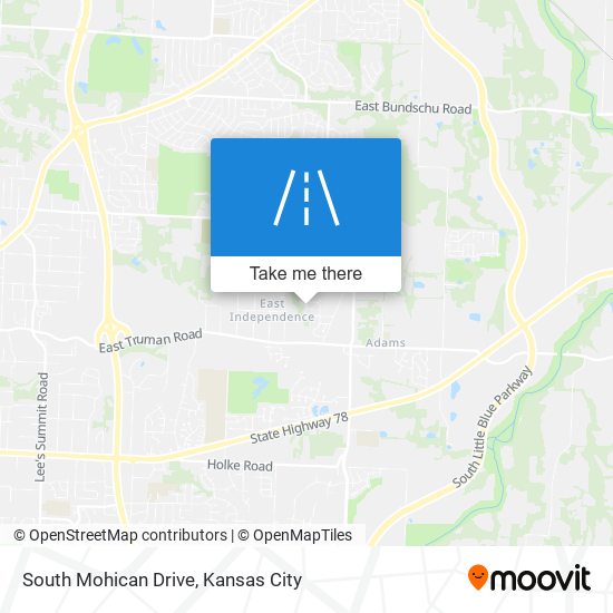 South Mohican Drive map