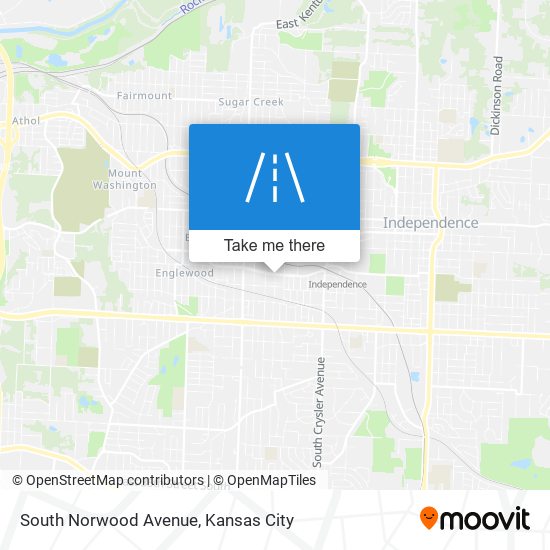 South Norwood Avenue map