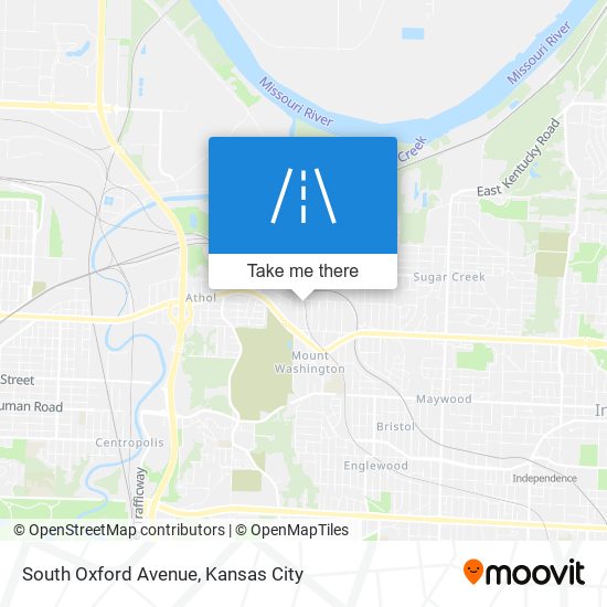 Mapa de South Oxford Avenue