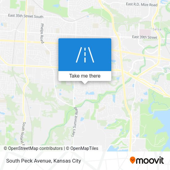 Mapa de South Peck Avenue