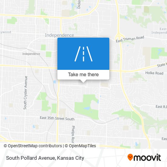 South Pollard Avenue map