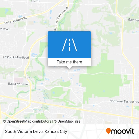 Mapa de South Victoria Drive