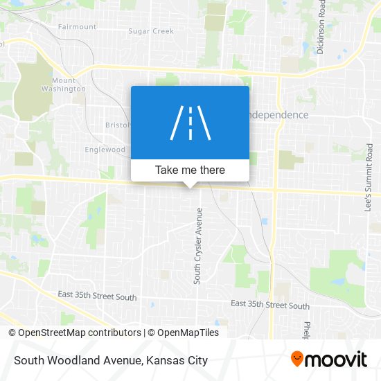 Mapa de South Woodland Avenue