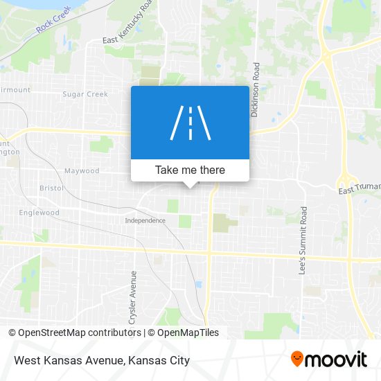 Mapa de West Kansas Avenue