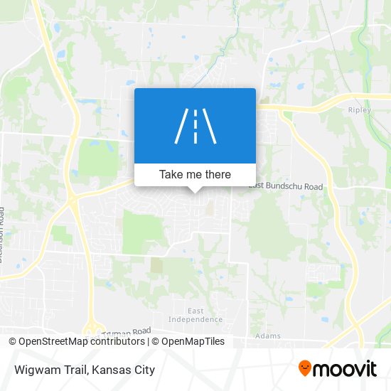 Wigwam Trail map