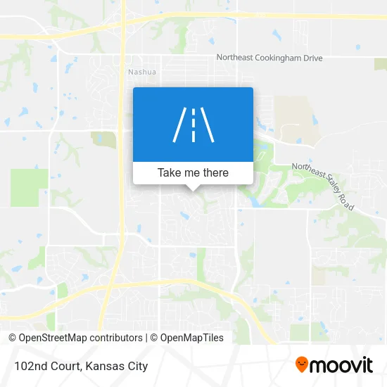 102nd Court map