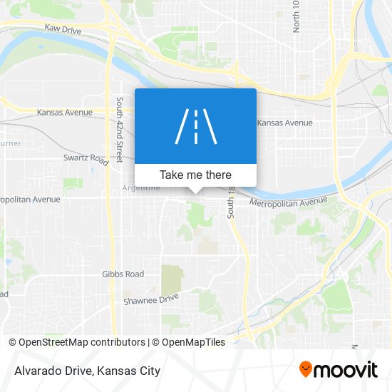 Alvarado Drive map