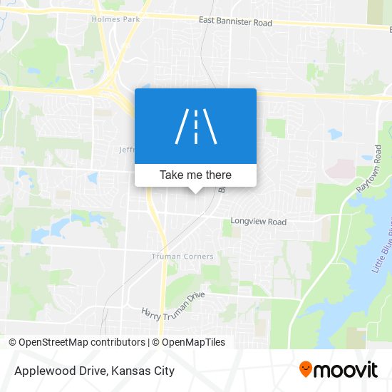 Applewood Drive map