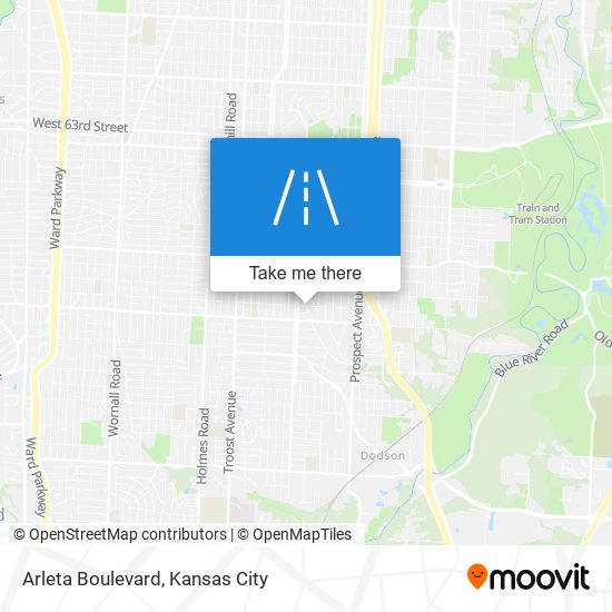 Arleta Boulevard map