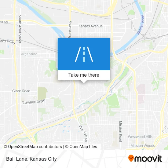 Ball Lane map