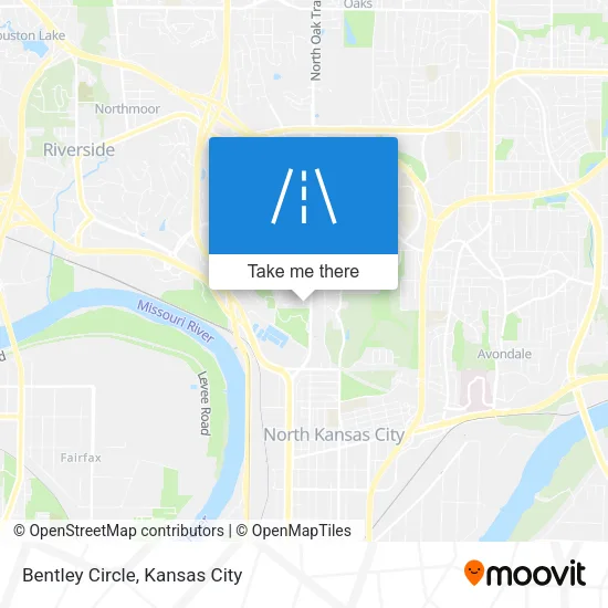 Bentley Circle map