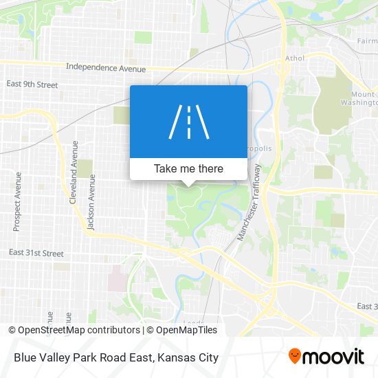 Mapa de Blue Valley Park Road East