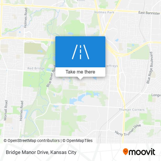 Bridge Manor Drive map