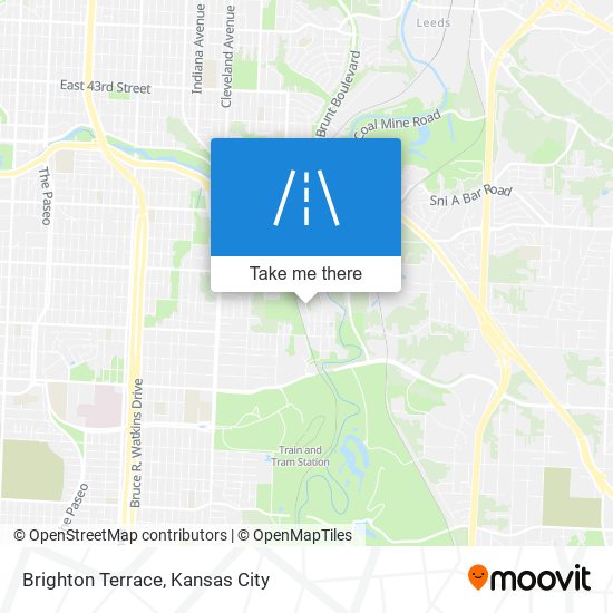 Mapa de Brighton Terrace