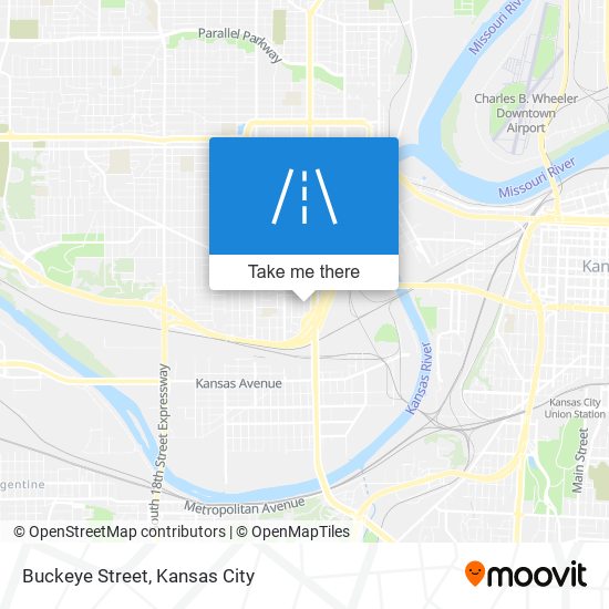 Buckeye Street map