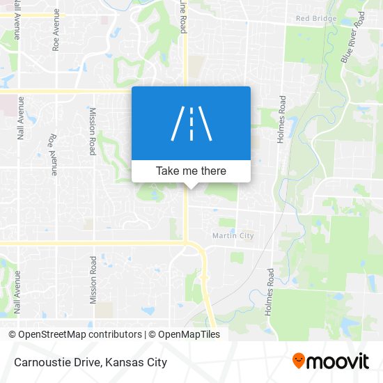 Carnoustie Drive map