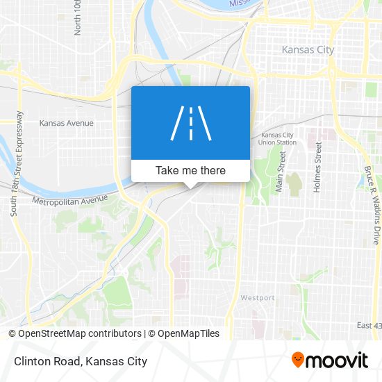 Mapa de Clinton Road