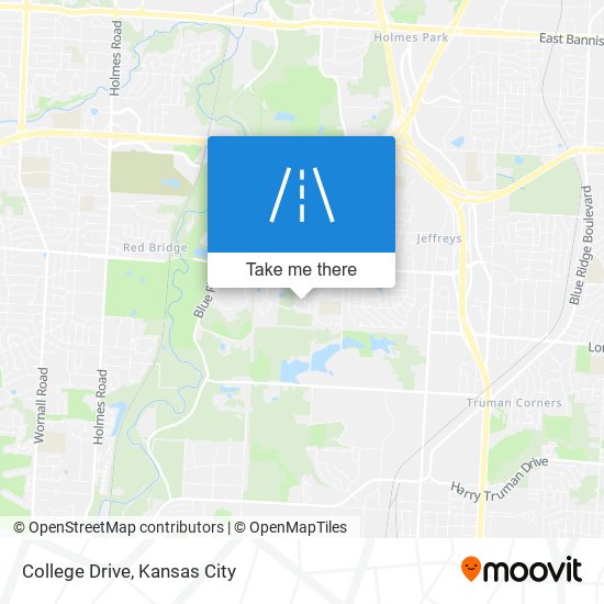 College Drive map