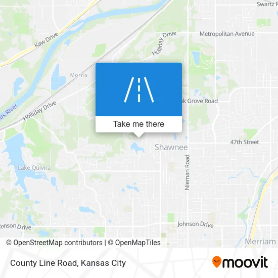 County Line Road map