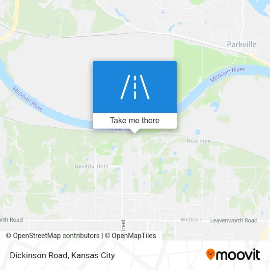 Dickinson Road map