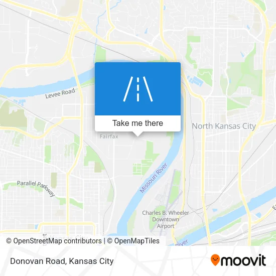 Donovan Road map