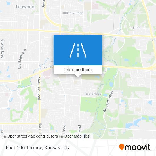 East 106 Terrace map