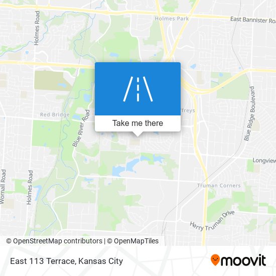 East 113 Terrace map